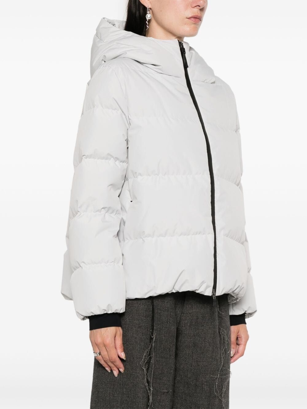Herno Women Piumino Corto Con Cappuccio E Zip - 4