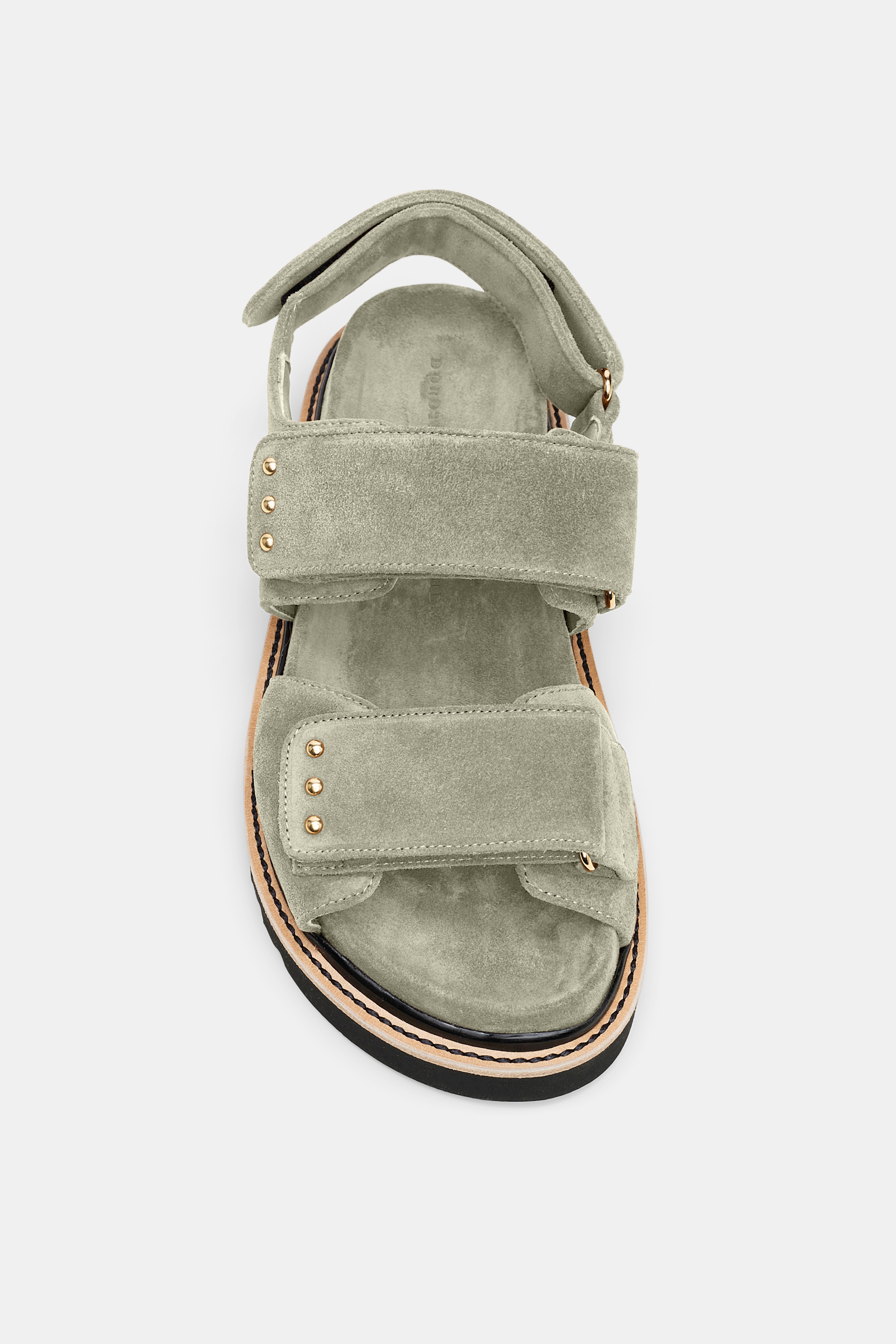 SUEDE SENSATION velcro strap footbed - 5