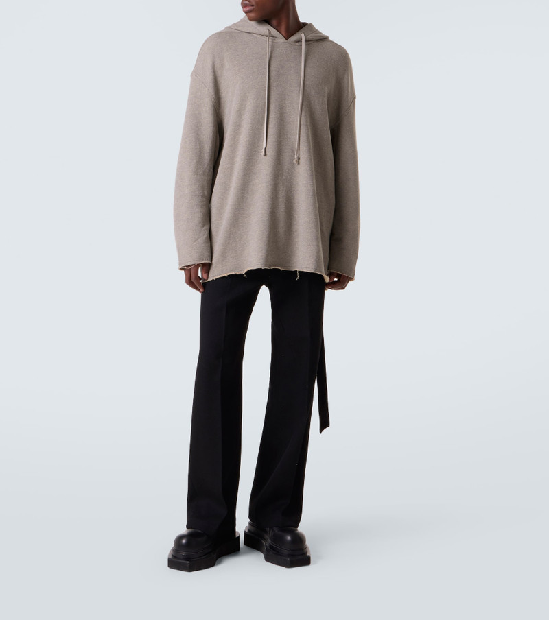 Rick Owens Peter cotton-blend hoodie outlook