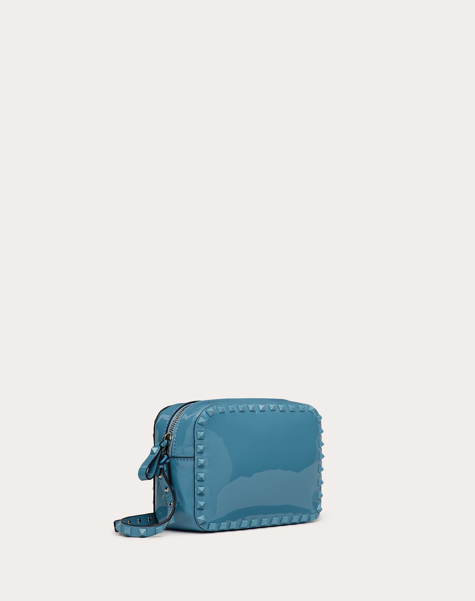 Small Rockstud Patent Leather Crossbody Bag - 2