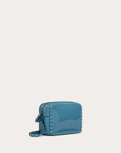 Valentino Small Rockstud Patent Leather Crossbody Bag outlook