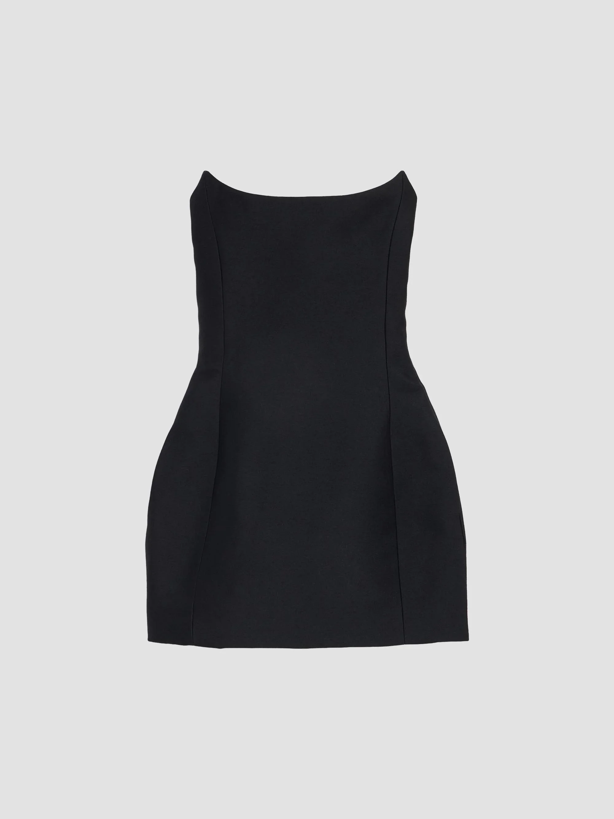 Women's Bustier Mini Dress - Black - 1