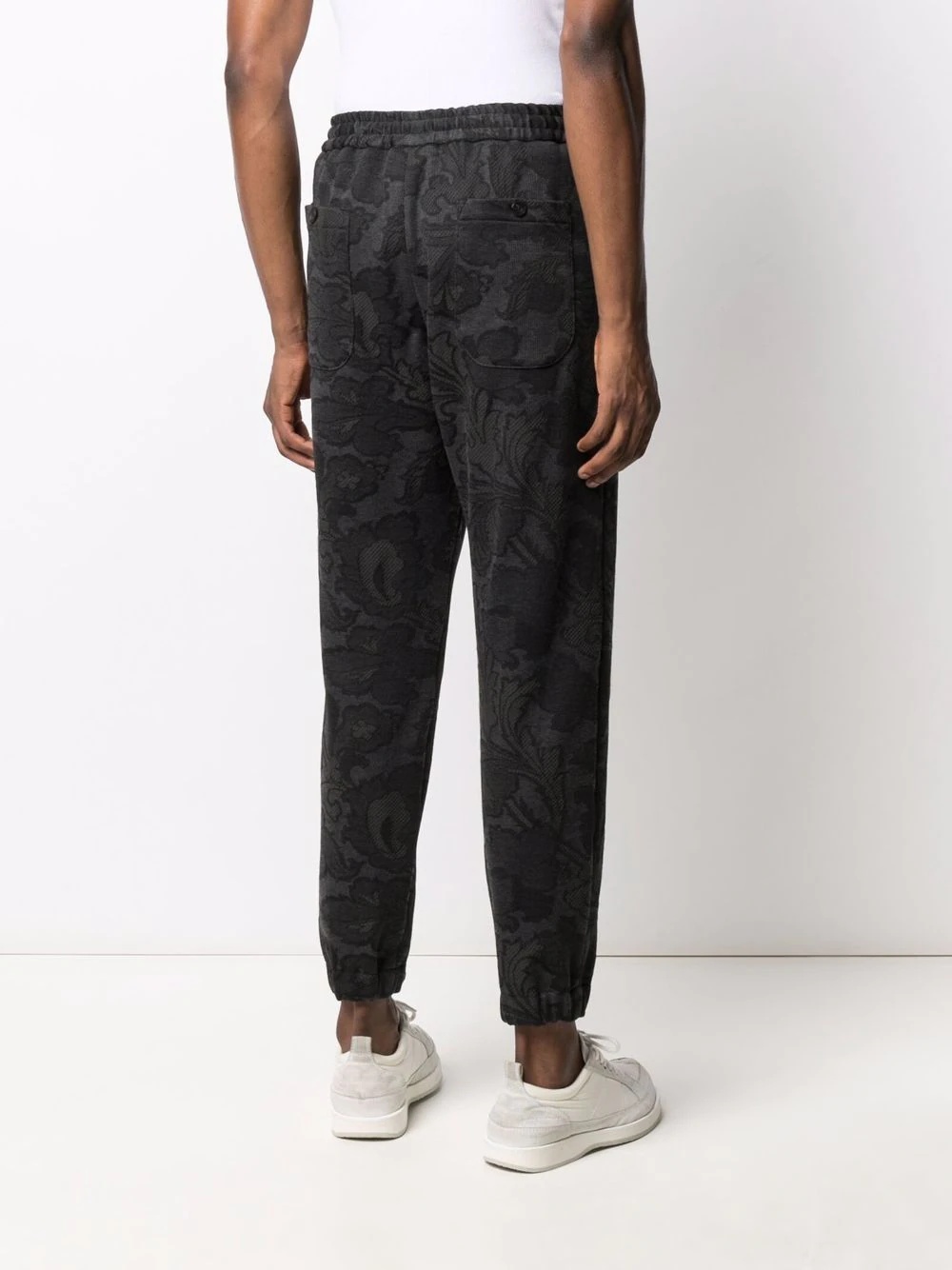 paisley-pattern track trousers - 4