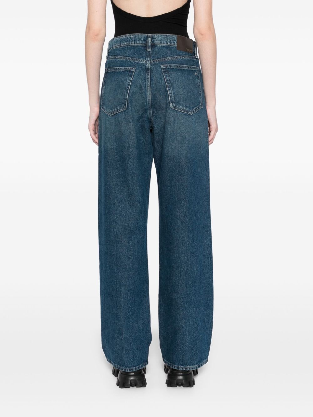 Shea high-wise straight-leg jeans - 4