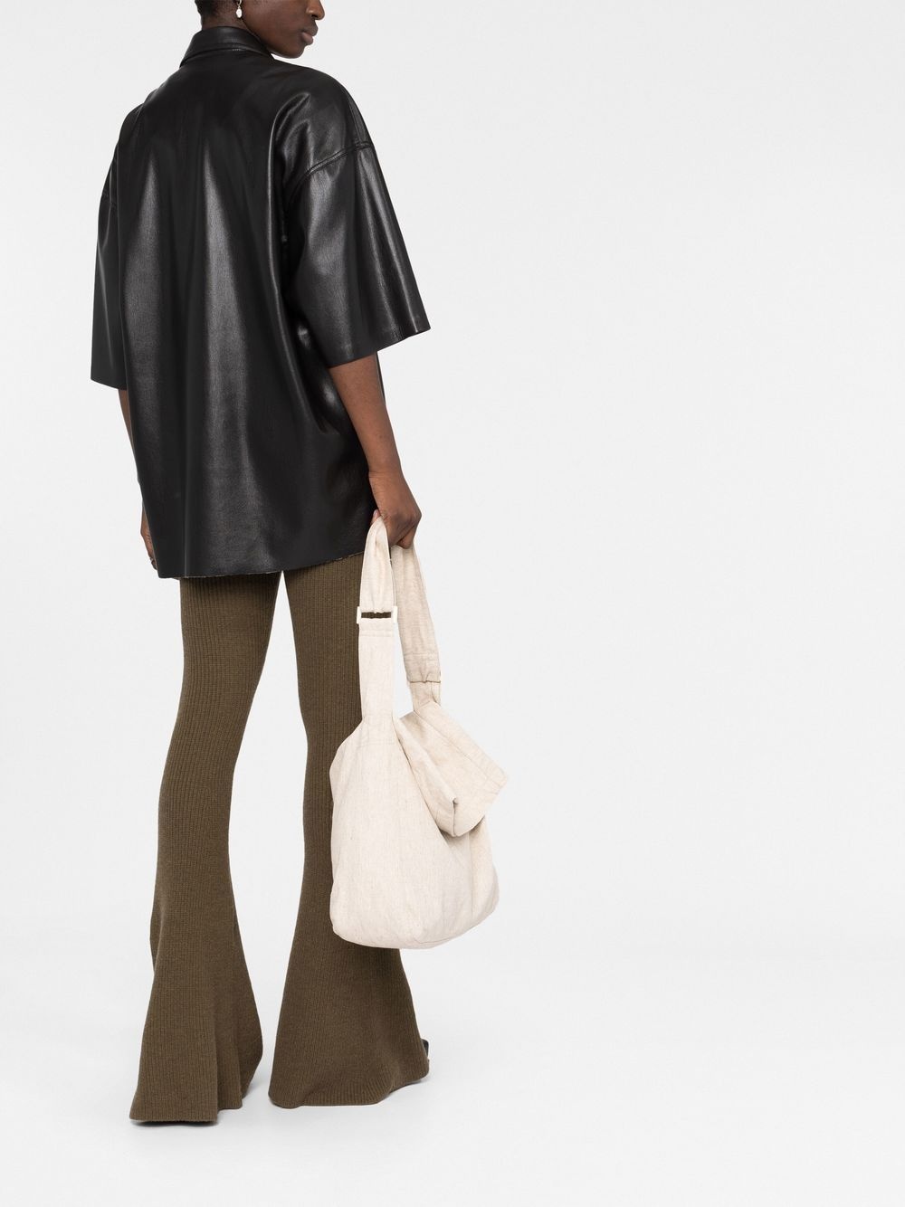 Roque faux-leather shirt - 4