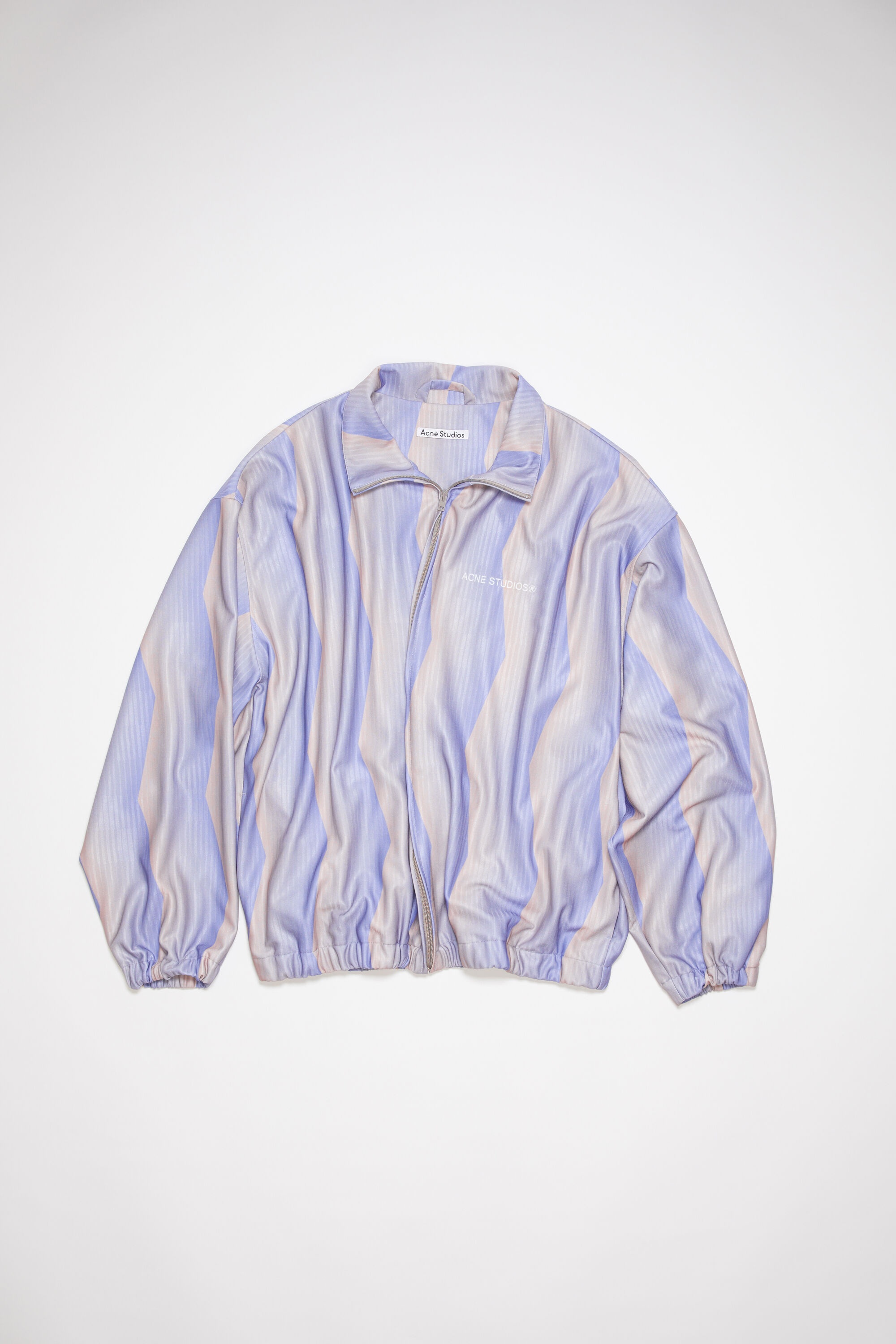 Logo zipper jacket - Blue/beige - 7