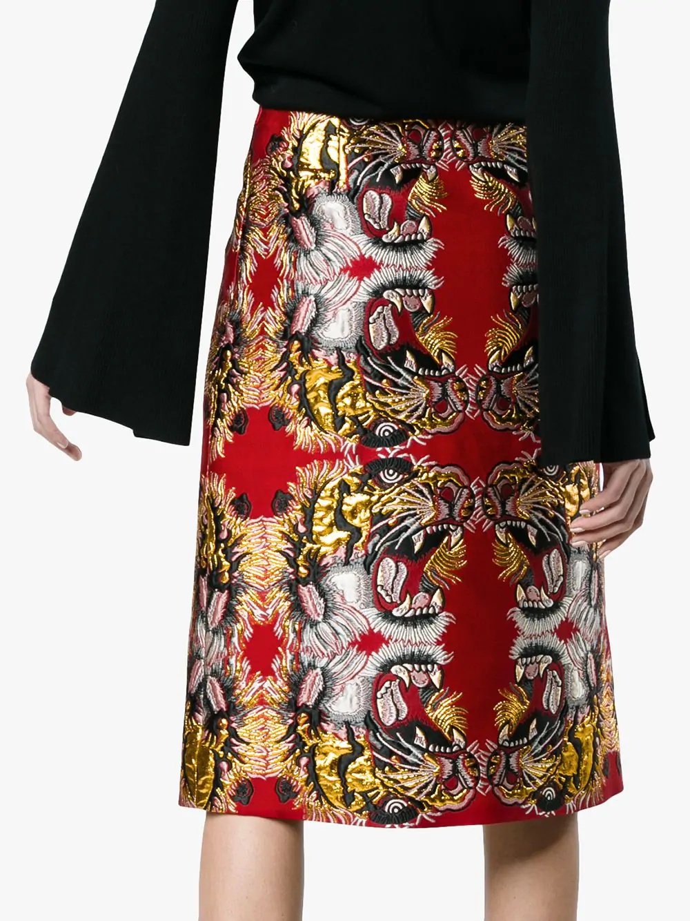 Lurex Jacquard Skirt - 4