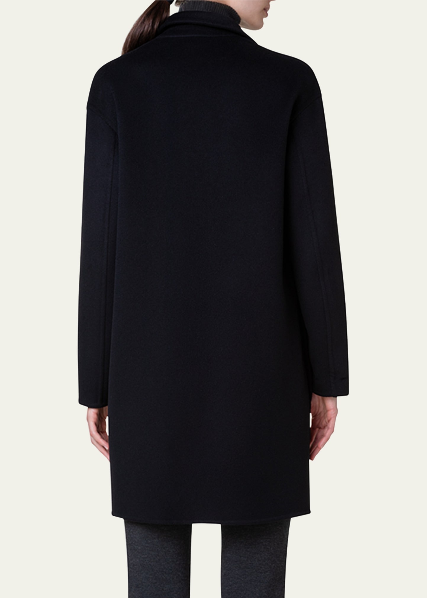 Mae Brushed Cashmere Coat - 3