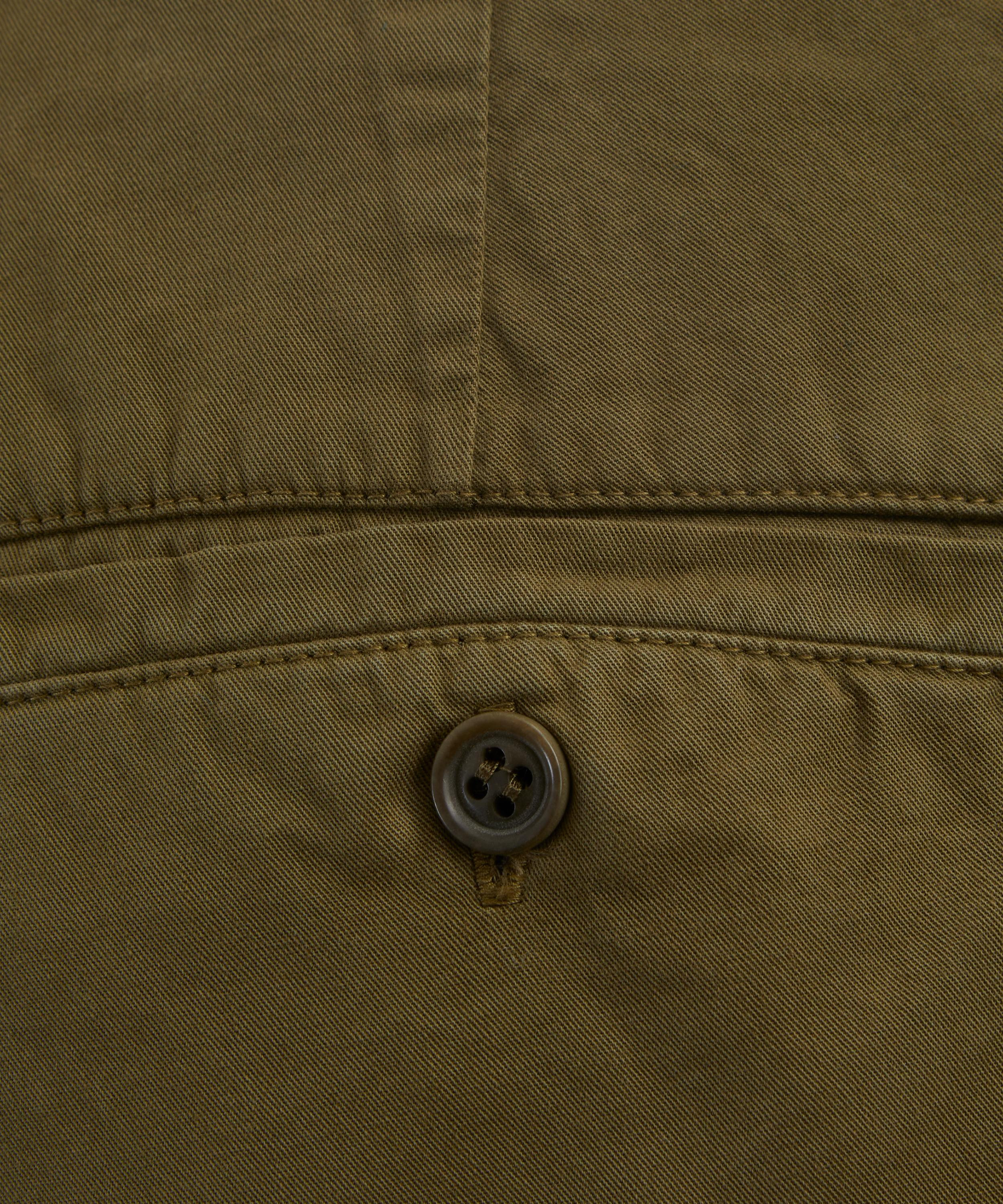 Sage Green Lawrence Cotton Chinos - 5
