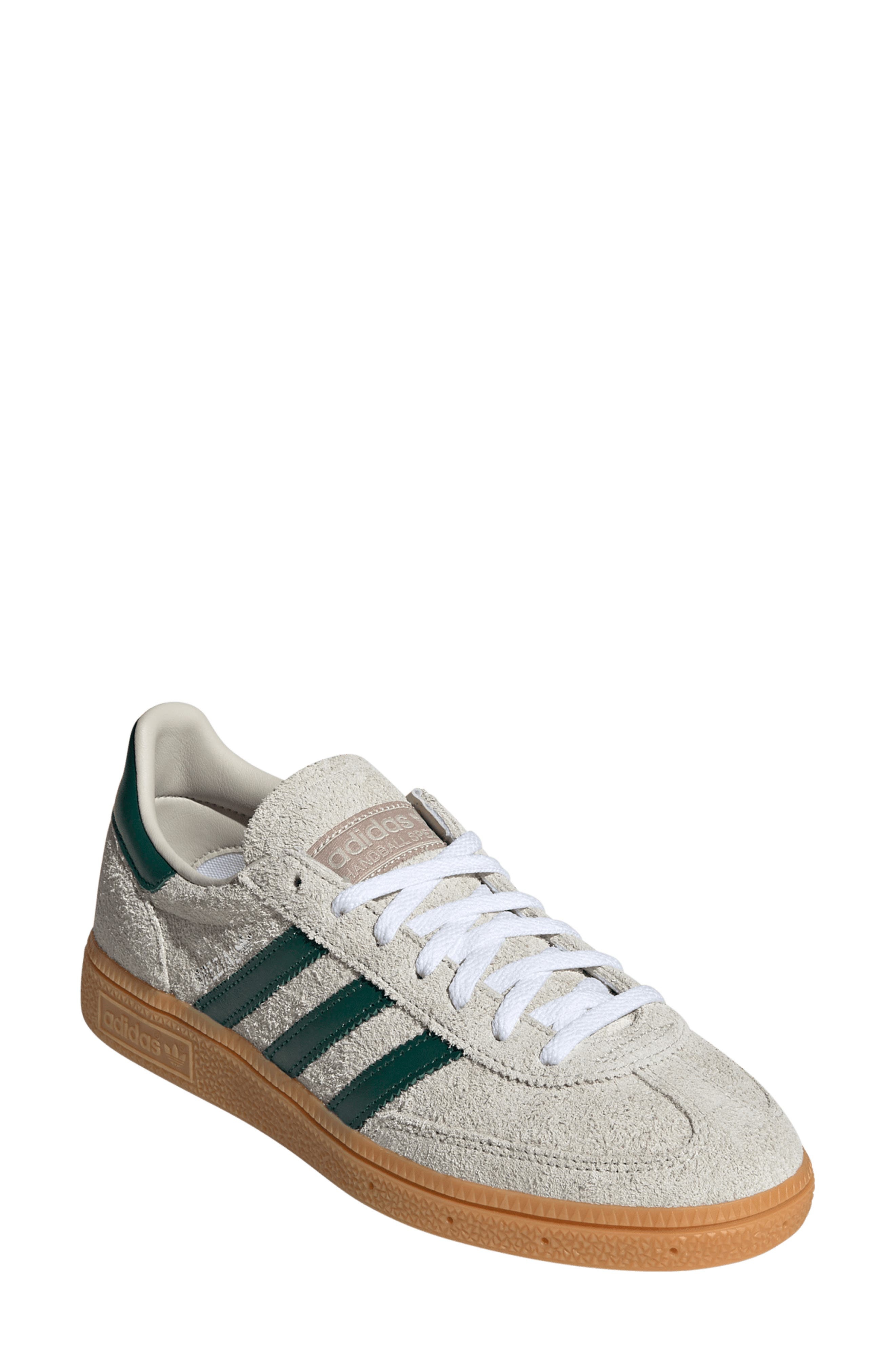 adidas Handball Spezial Sneaker in Alumina/Collegiate Green/Gum at Nordstrom - 1