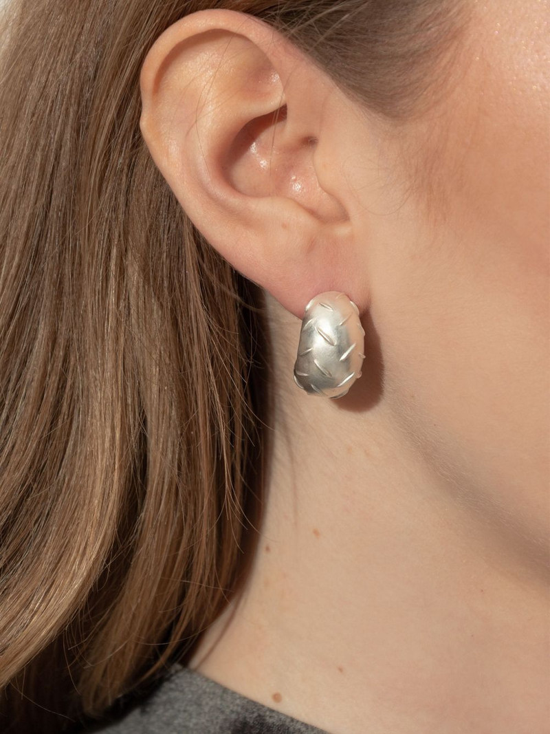 textured hoop earrings 1