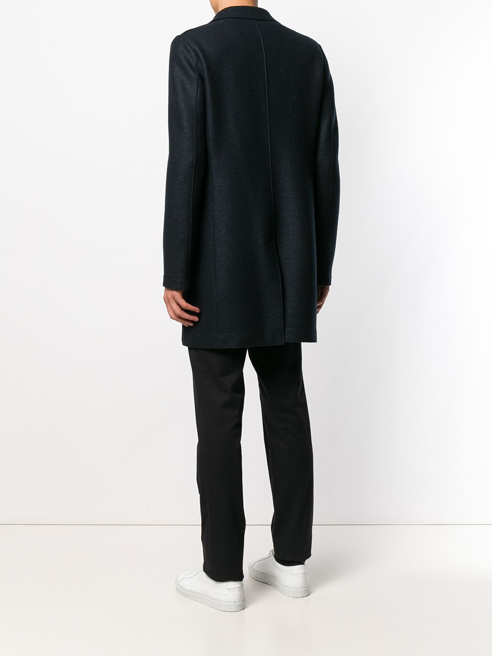 one button single breasted coat - 4