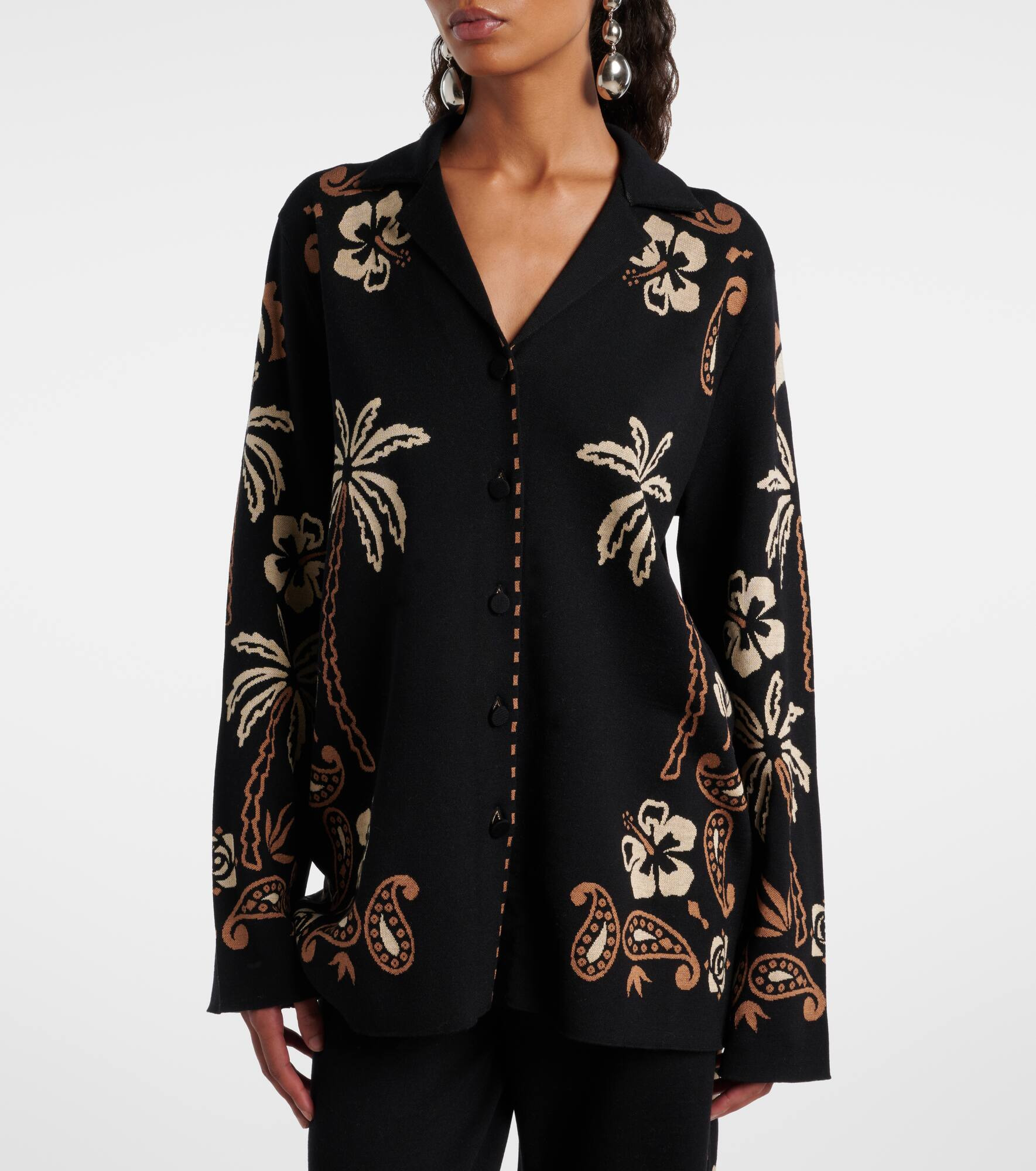 Glimpse of Eden wool and silk shirt - 5