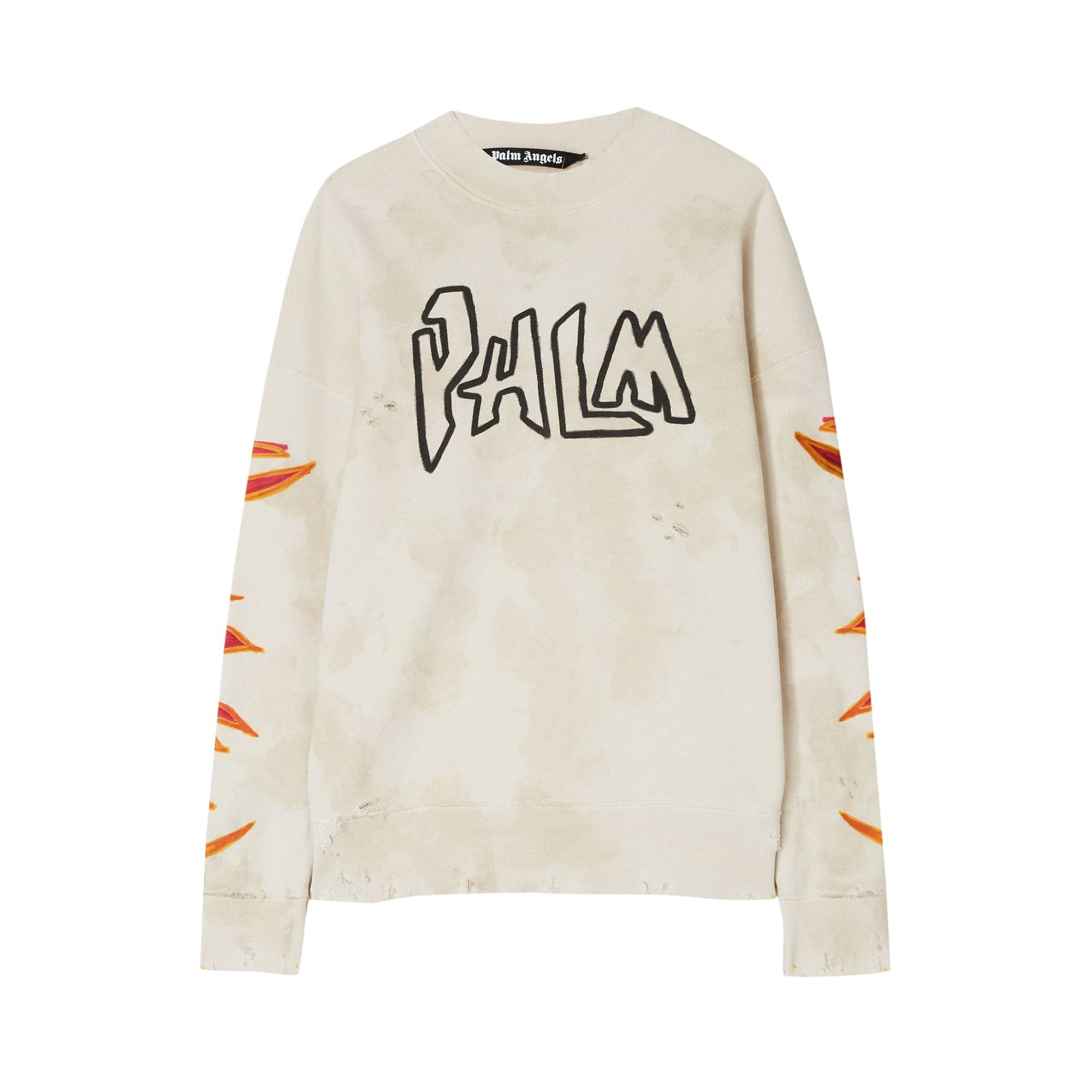 Palm Angels GD Palm Graffiti Flames Crew 'Off White' - 1