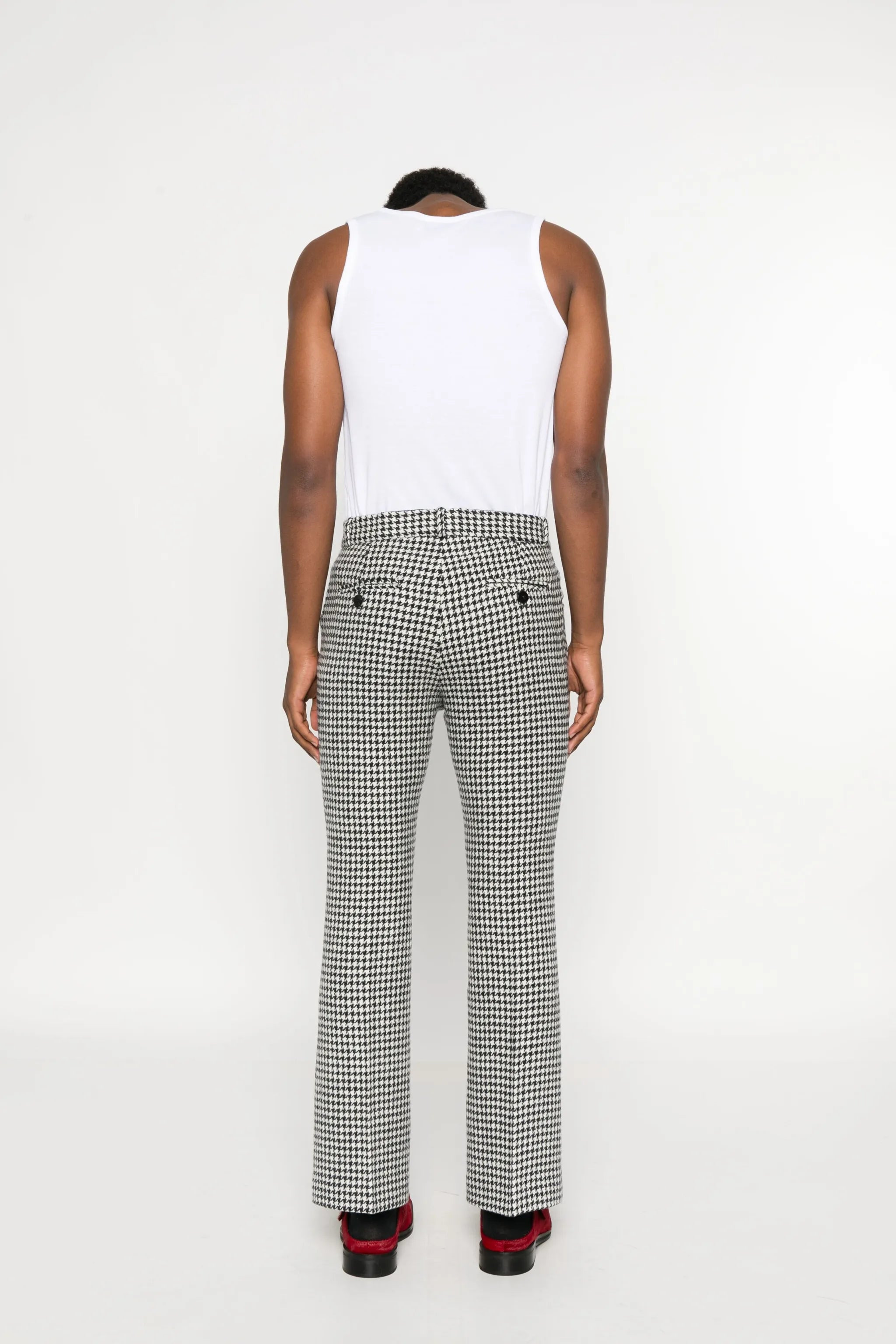Ernest W. Baker Houndstooth Wool Trousers - 5