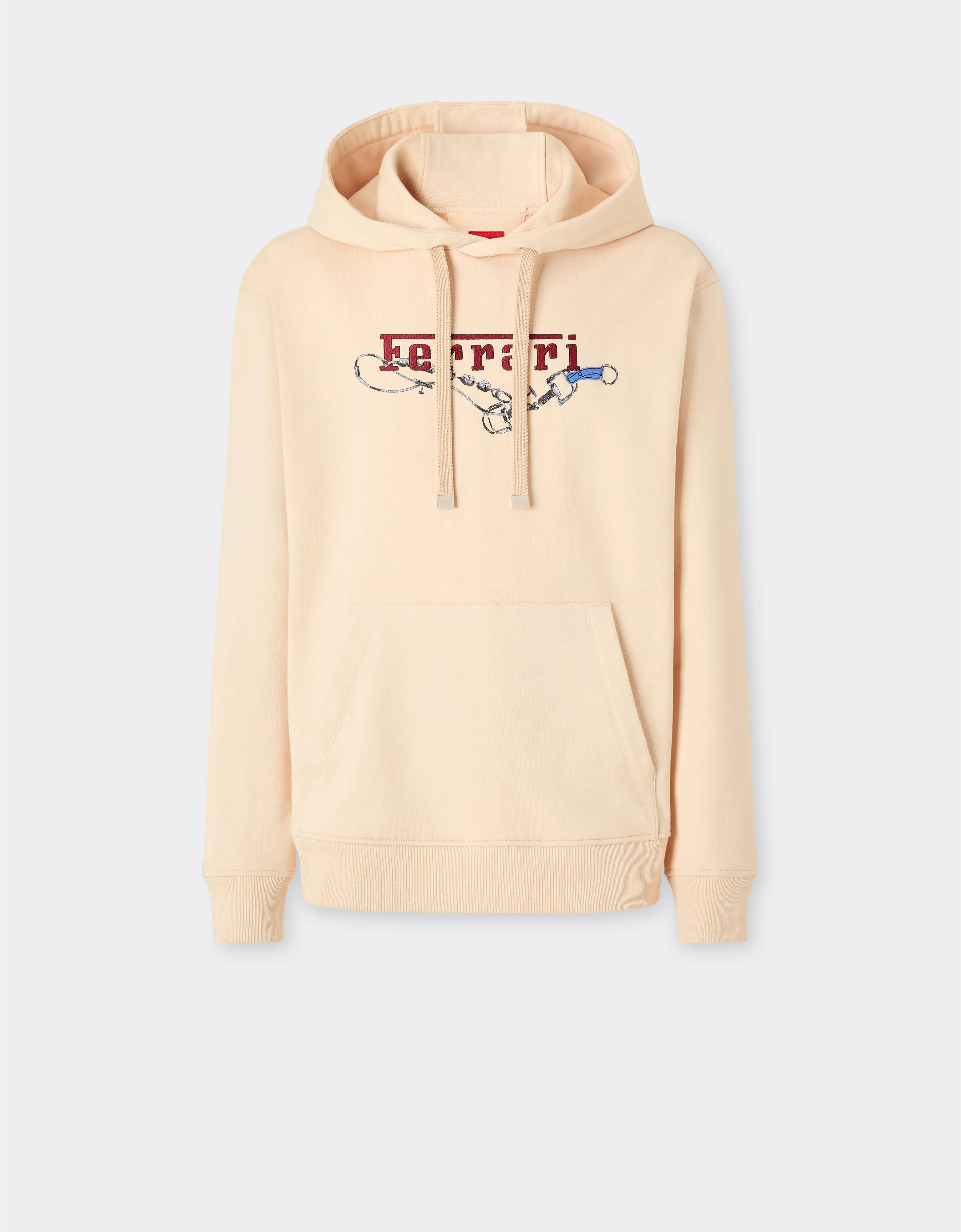 Hooded sweatshirt with Ferrari embroidery - 1