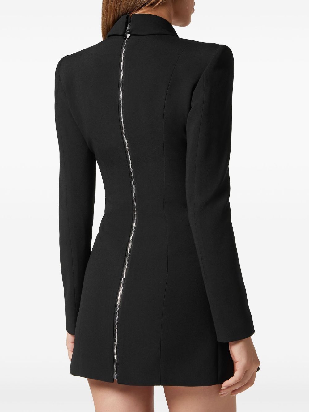 crystal-embellished belted minidress - 4