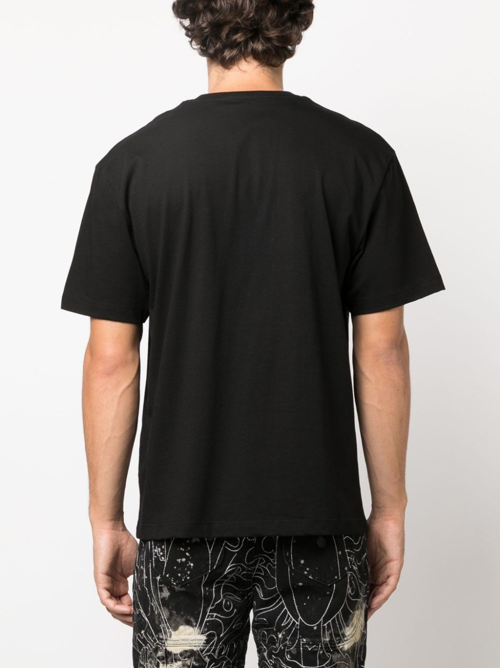 logo-print cotton T-shirt - 4