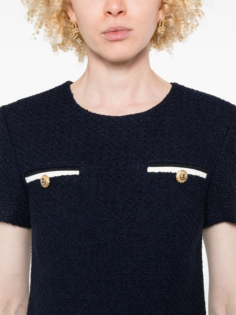 self-portrait Self Portrait Bouclé Mini Dress outlook