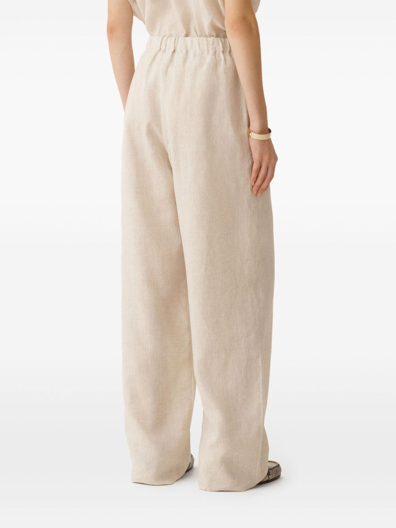 elasticated-waistband trousers 4
