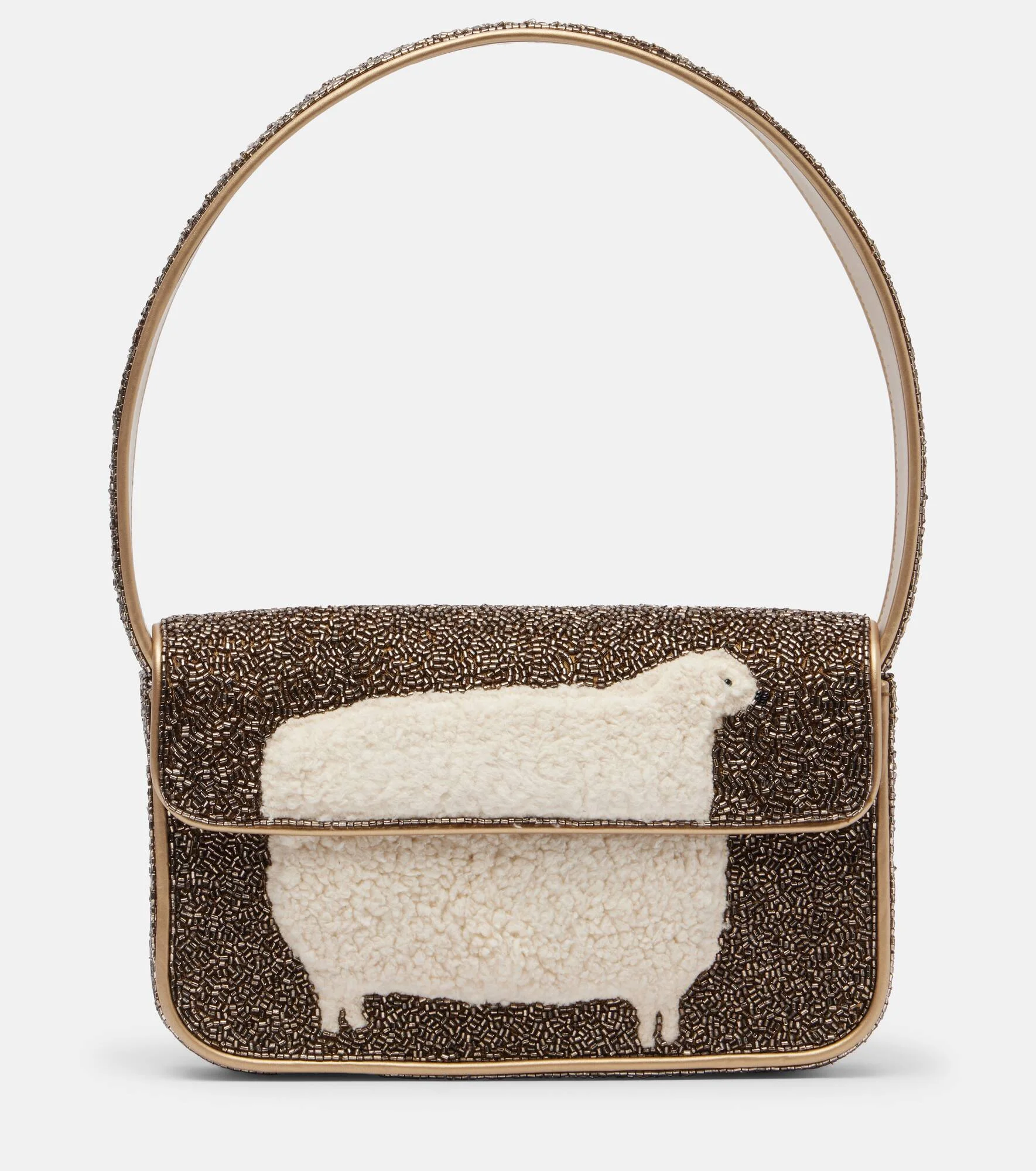 Tommy beaded shoulder bag - 1