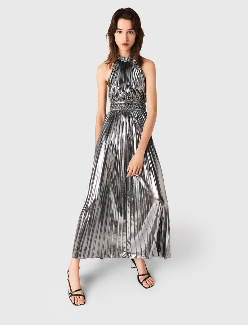 Pleated maxi dress 5