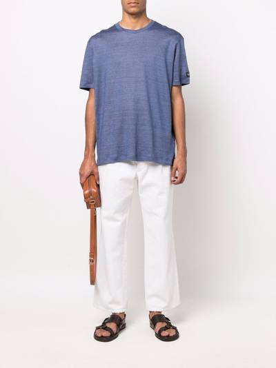 Paul & Shark crew neck short-sleeved linen T-shirt outlook