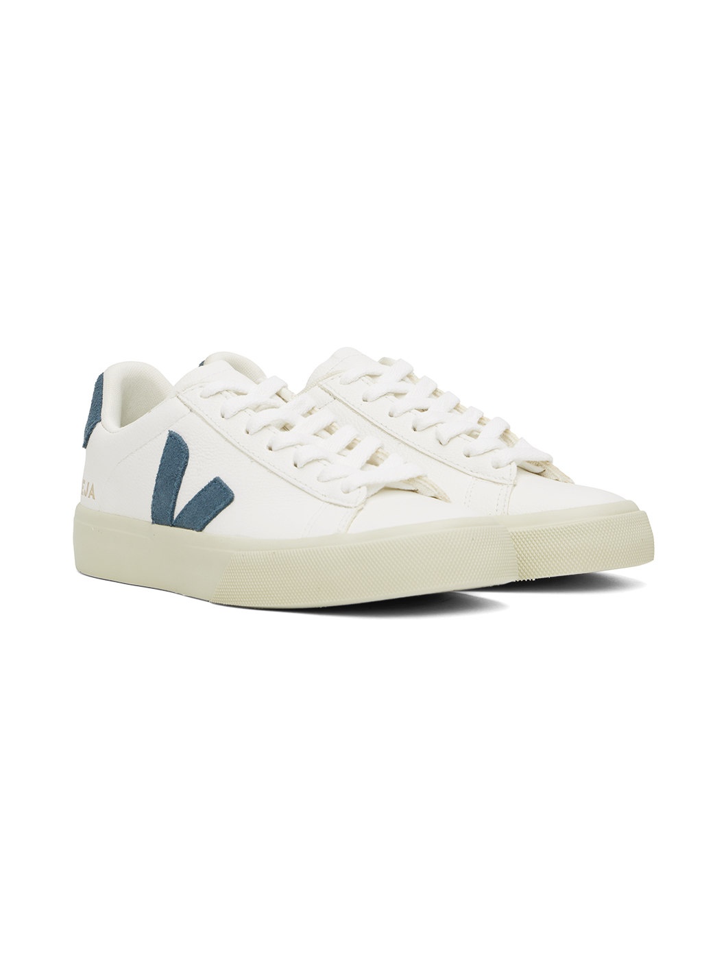 White Campo ChromeFree Leather Sneakers - 4