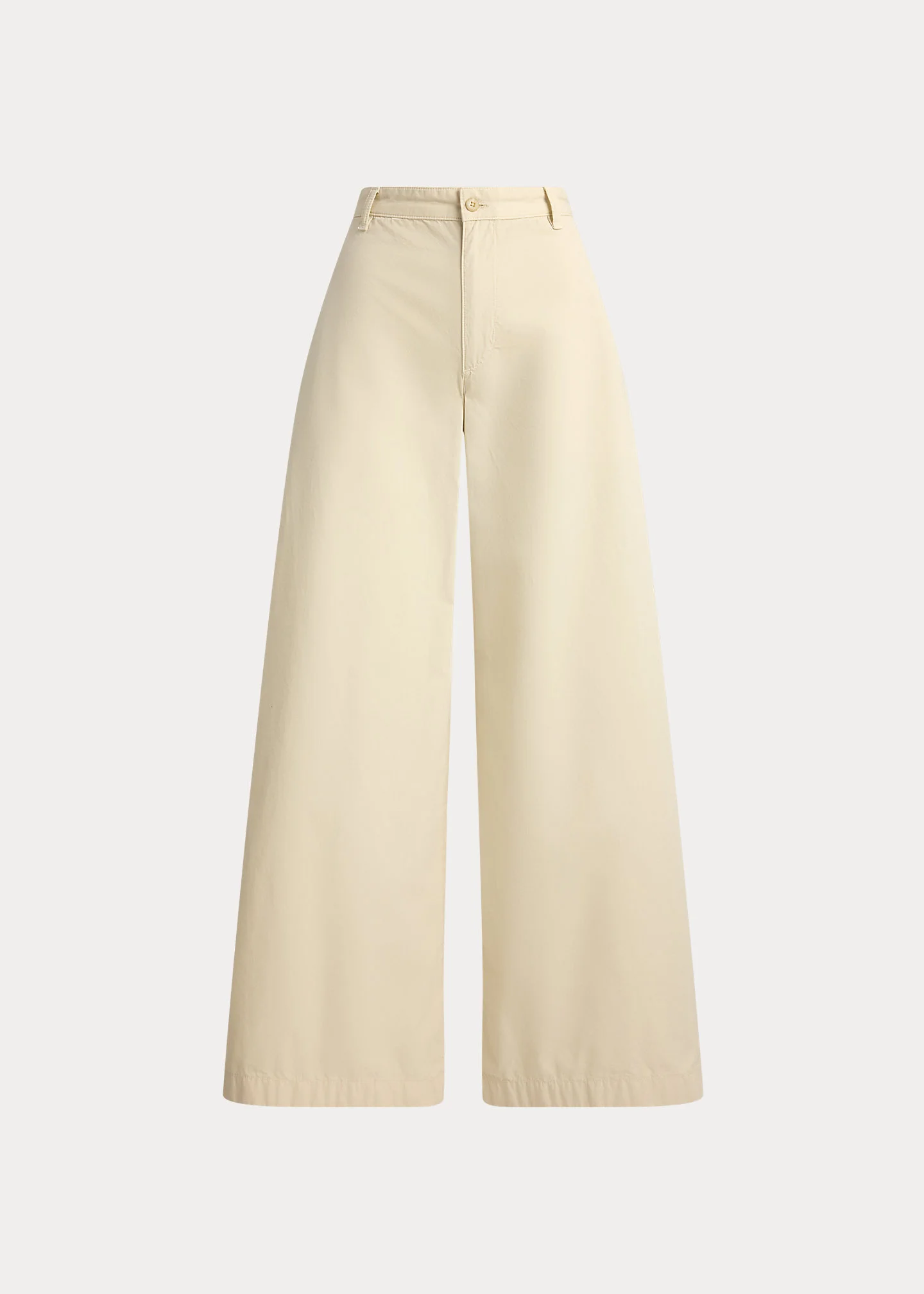 Cotton Relaxed Wide-Leg Pant - 1