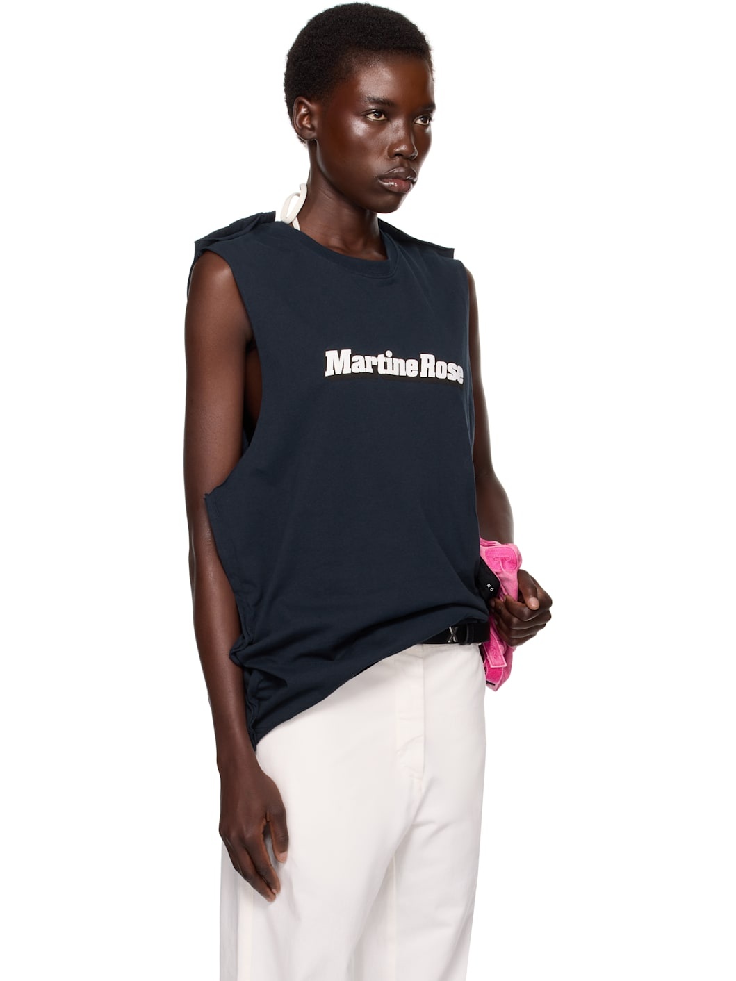 SSENSE Exclusive Navy Double Vest Tank Top - 2