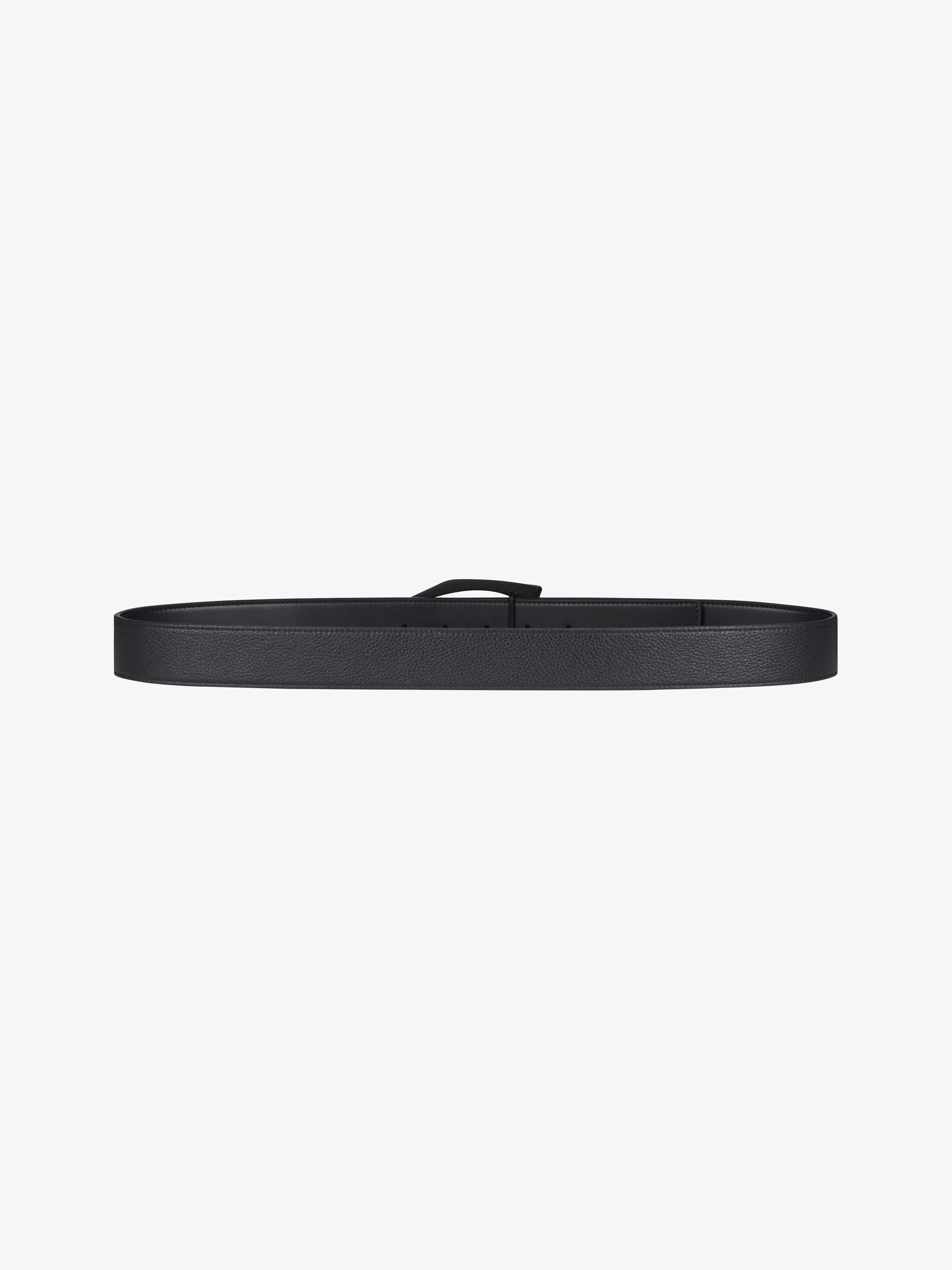 GIV-CUT REVERSIBLE BELT IN GRAINED LEATHER - 3