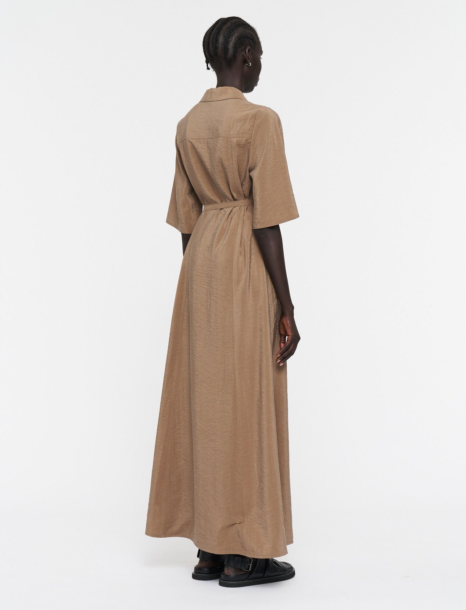Textured Twill Dareau Dress - 2