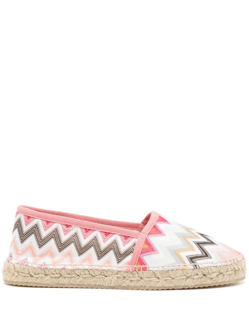 Missoni zigzag-pattern espadrilles outlook