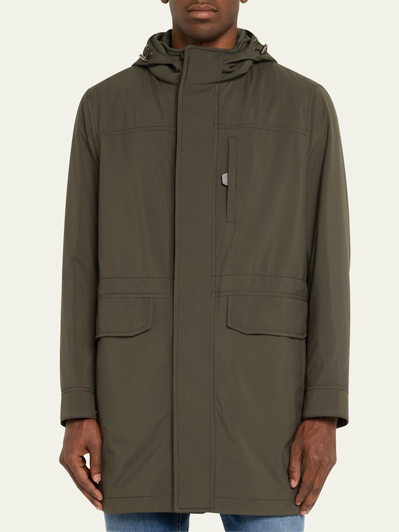 Brioni Men's Hooded Field Jacket outlook