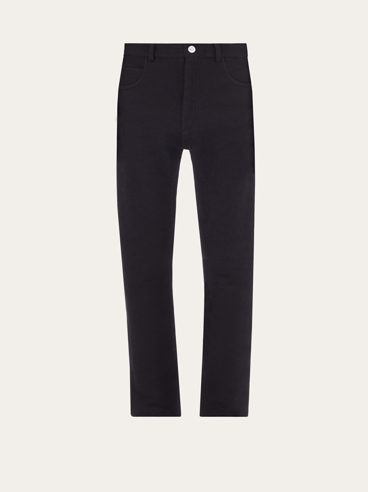 SLIM FIT 5 POCKET TROUSERS - 1