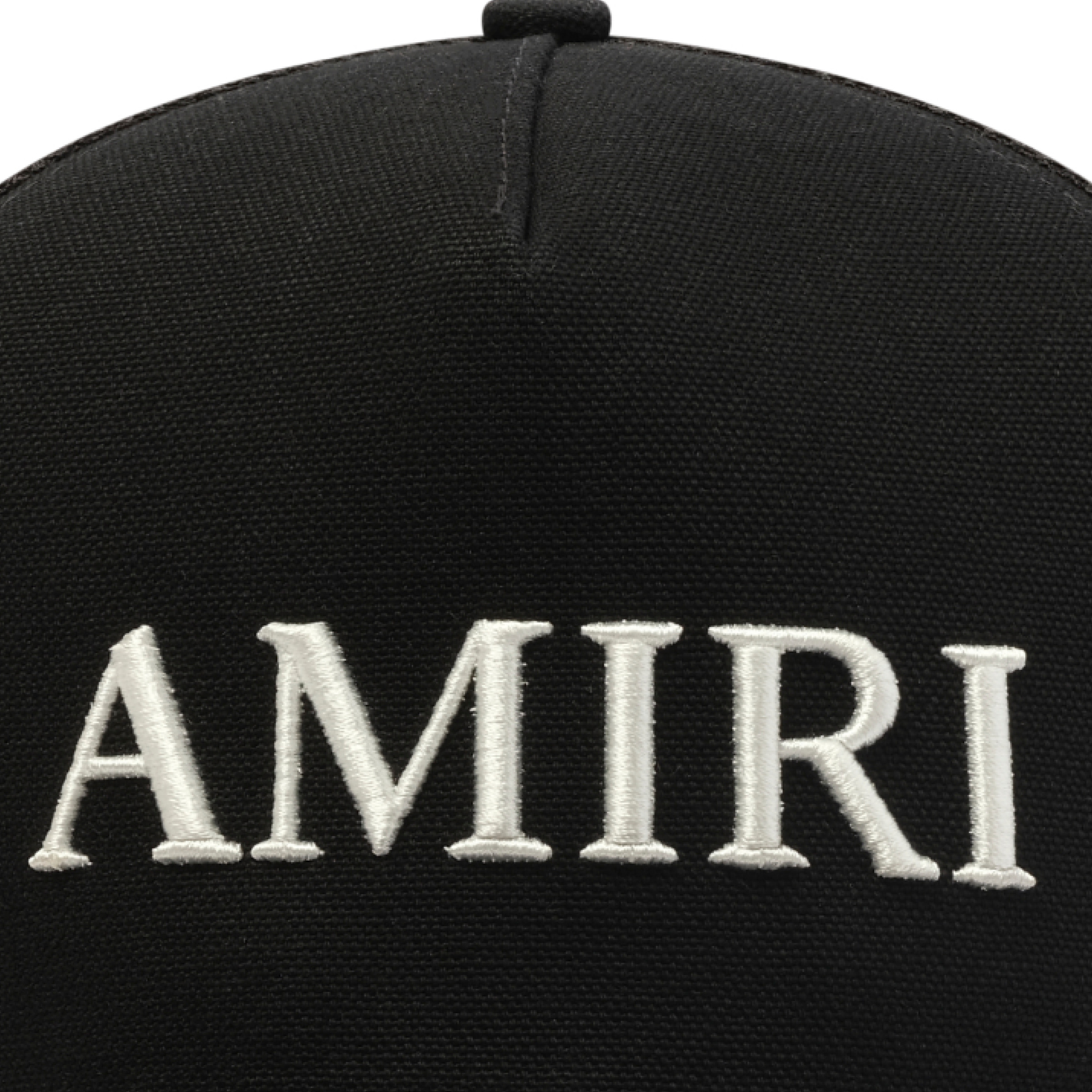 Amiri Core Logo Trucker Hat in Black - 3