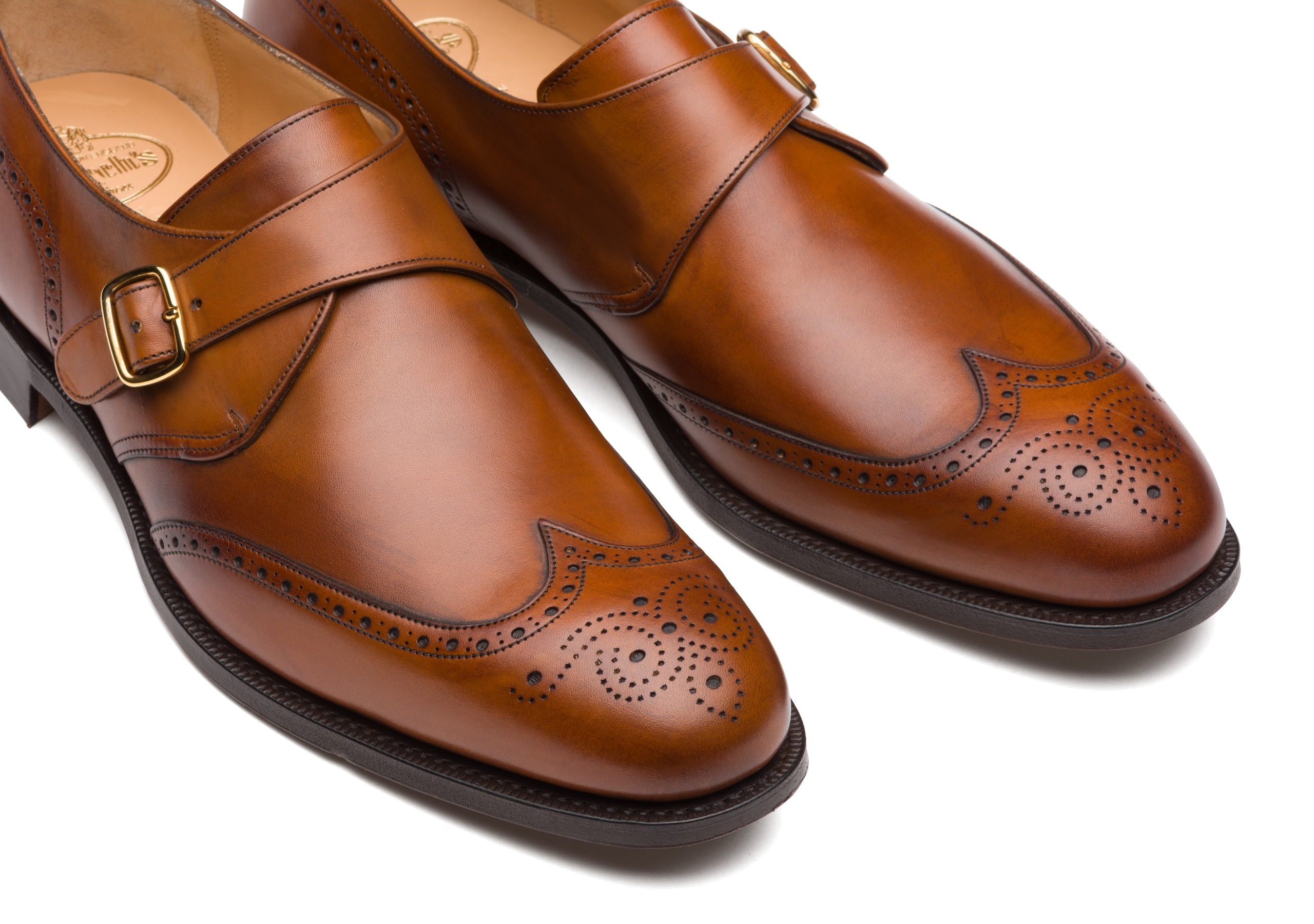 Piccadilly 173
Nevada Leather Monk Strap Brogue Walnut - 4