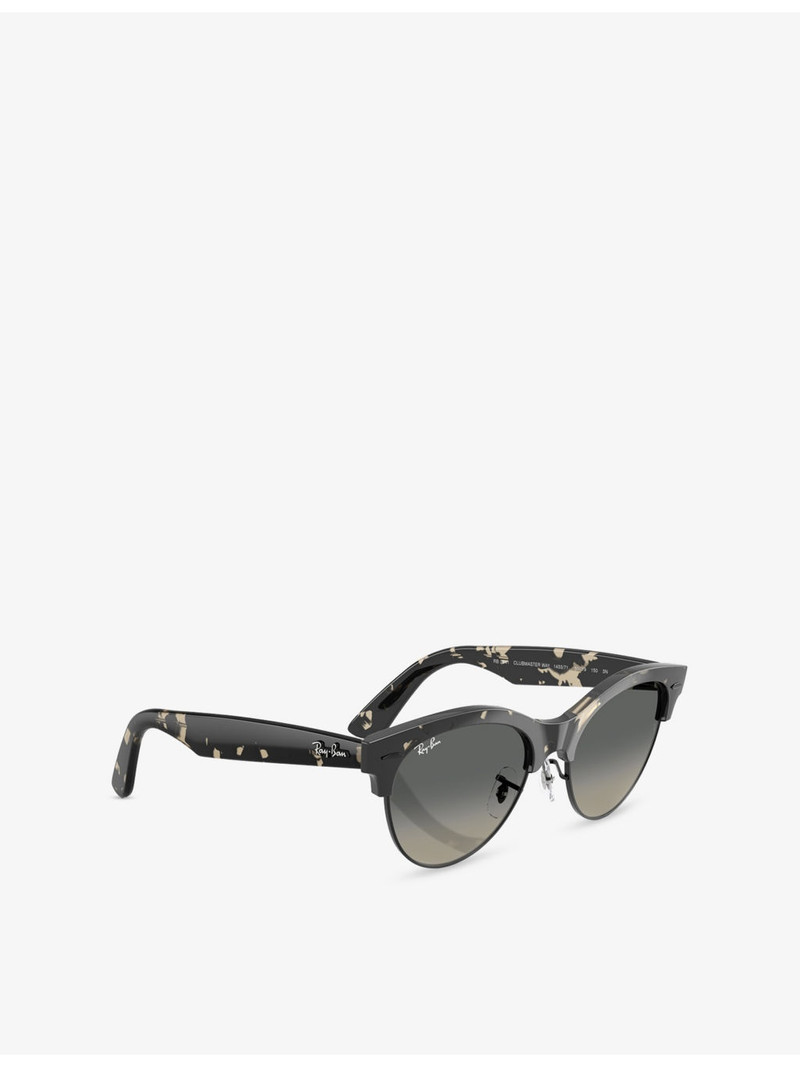 RB2341 Clubmaster Way Square-Frame Propionate Sunglasses 5
