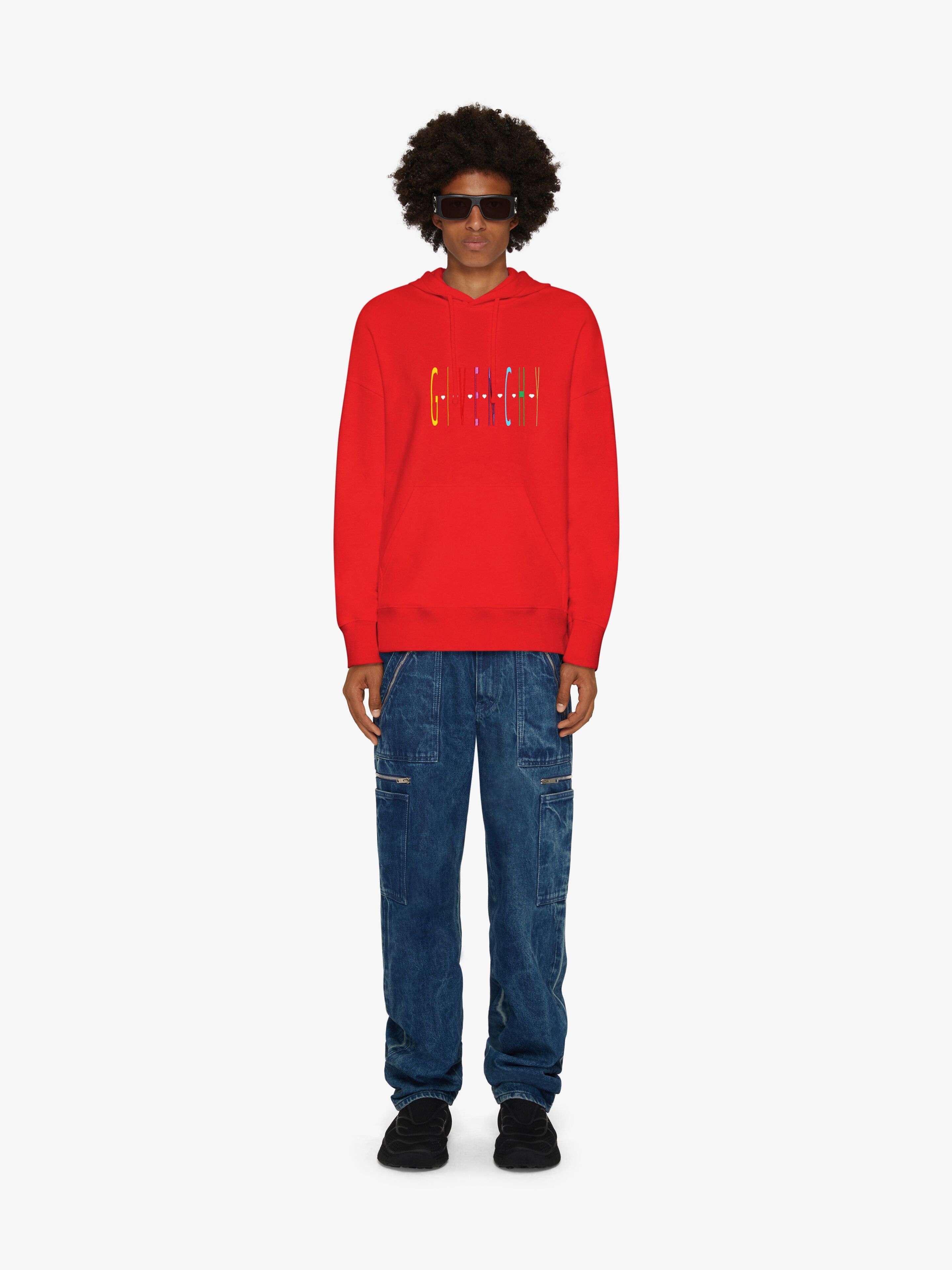 SLIM FIT HOODIE IN COTTON JERSEY - 2