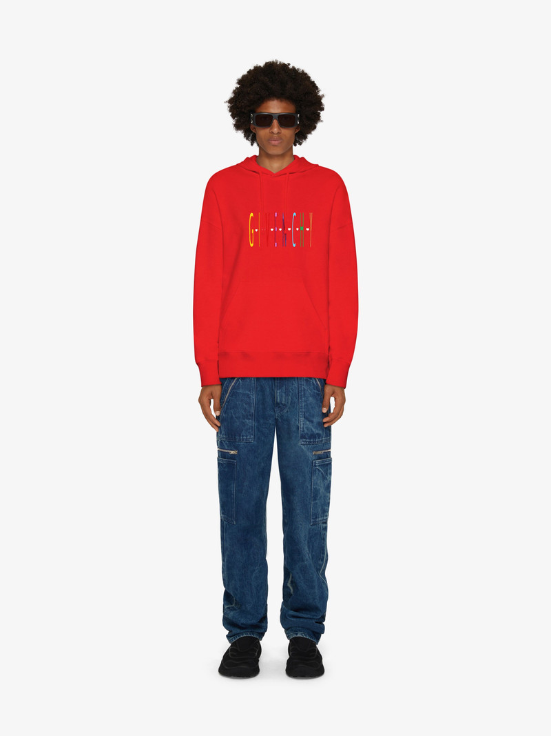 Givenchy SLIM FIT HOODIE IN COTTON JERSEY outlook