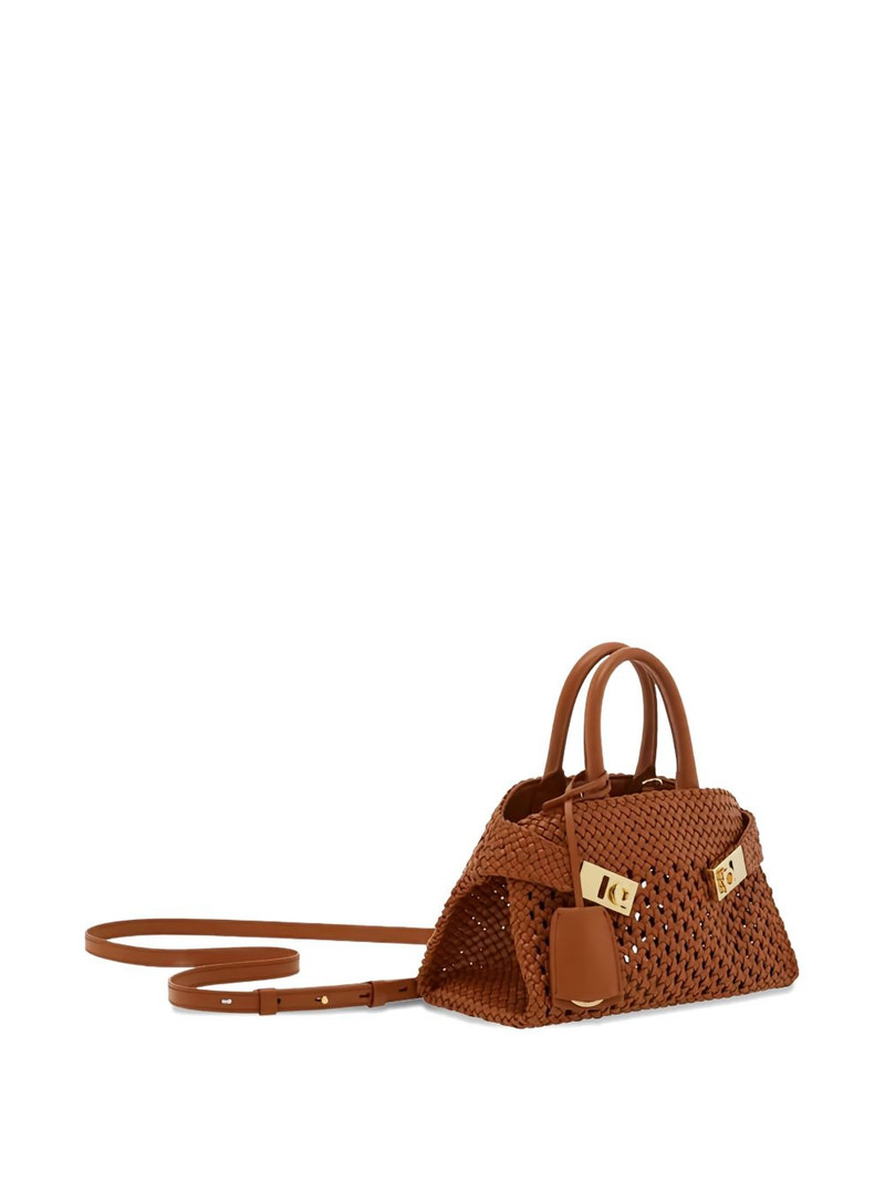 XS woven hug tote bag 3