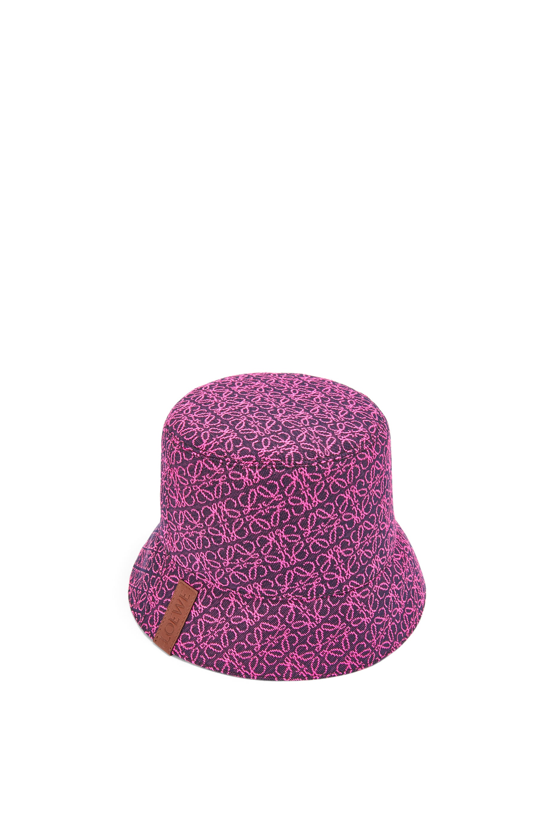 Reversible Anagram bucket hat in jacquard and nylon - 3