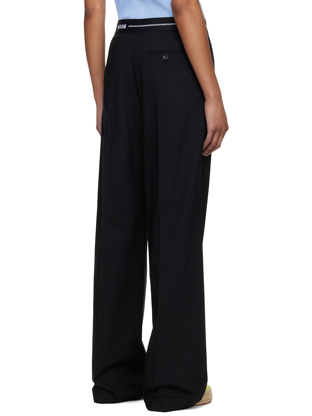 Black Pleated Trousers - 3