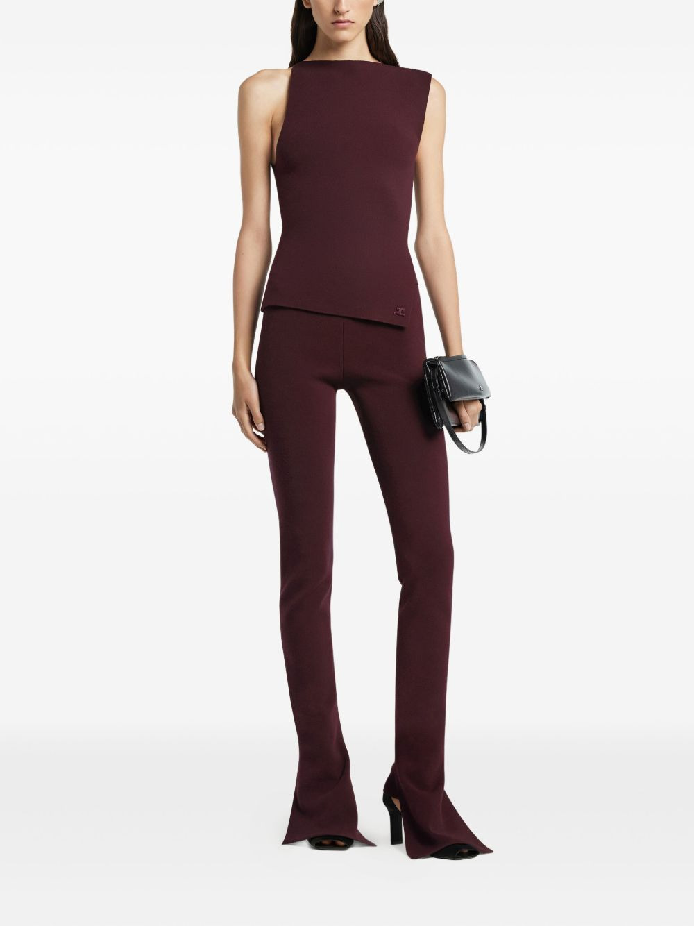 bootcut interlock trousers - 2