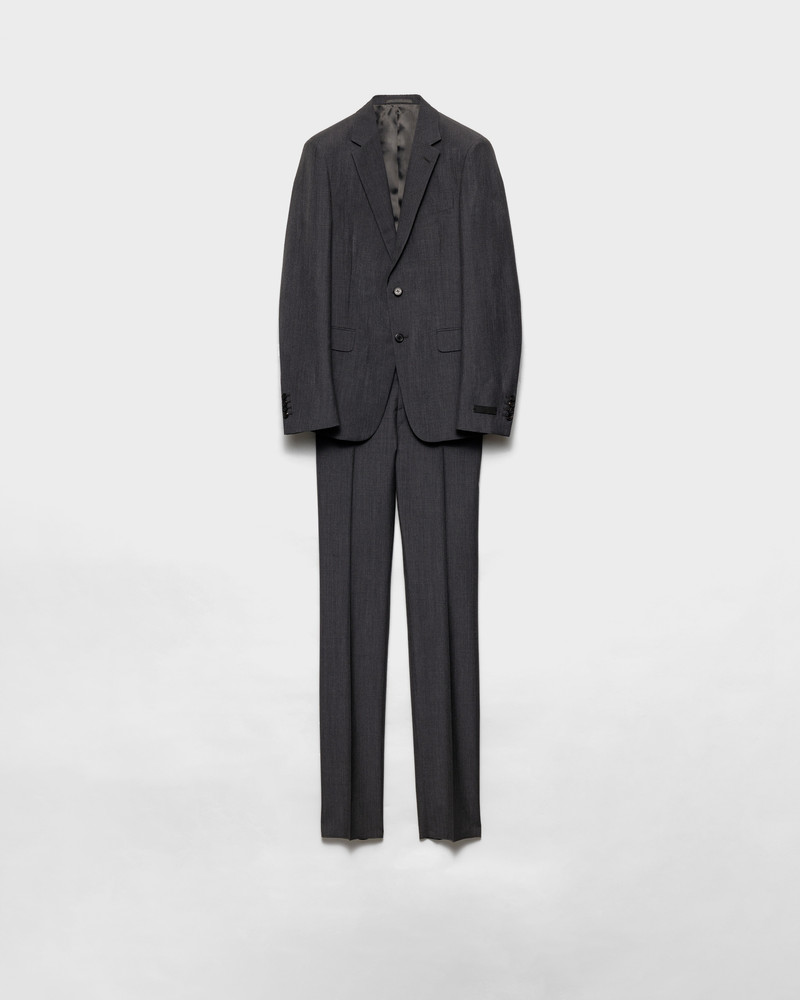 Wool and mohair single-breasted suit 1