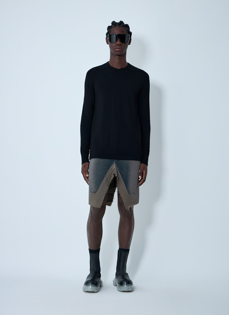 Rick Owens Slivered Midi Skirt outlook