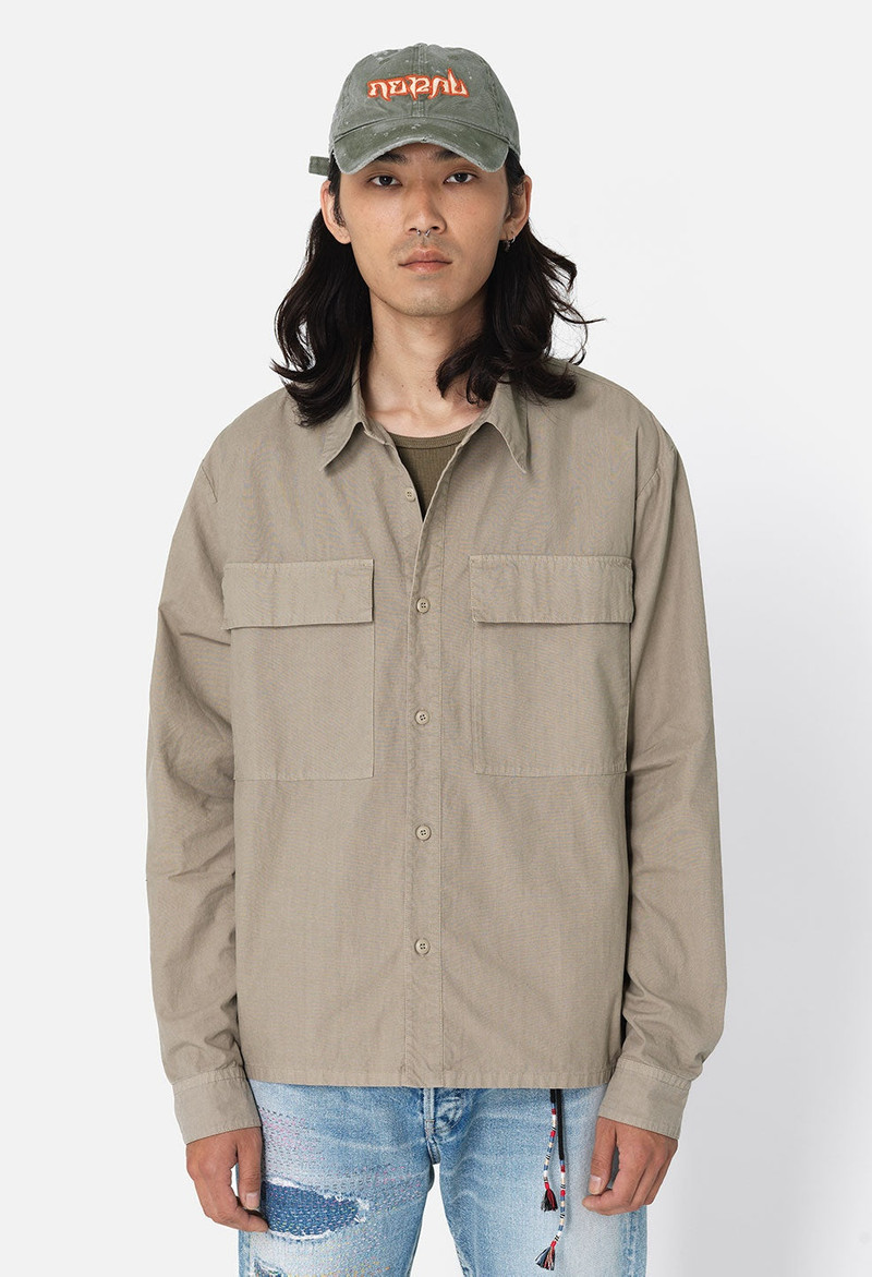 John Elliott COTTON HIMALAYAN WORK SHIRT outlook
