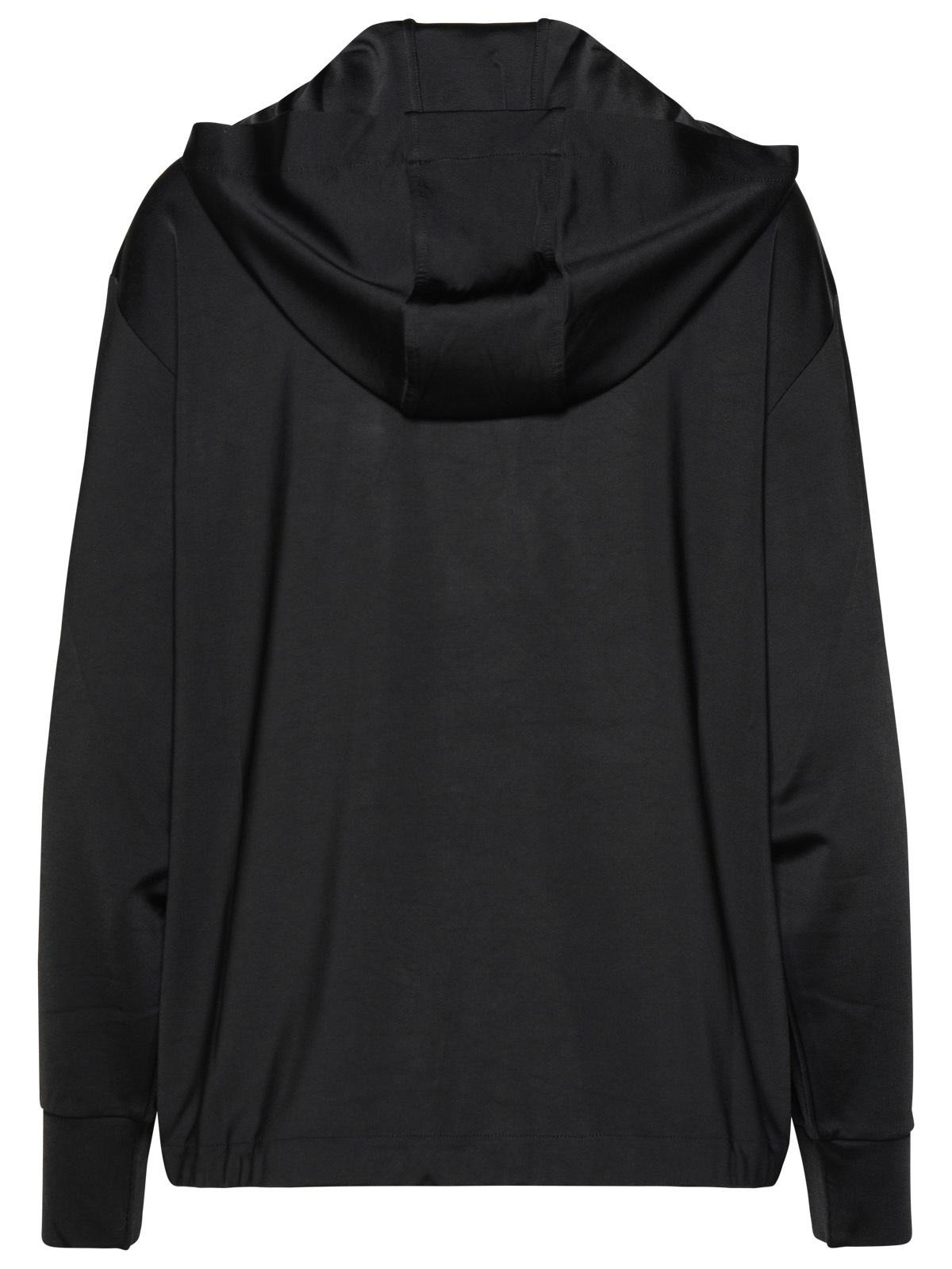 Moncler Black Viscose Hoodie Women - 3