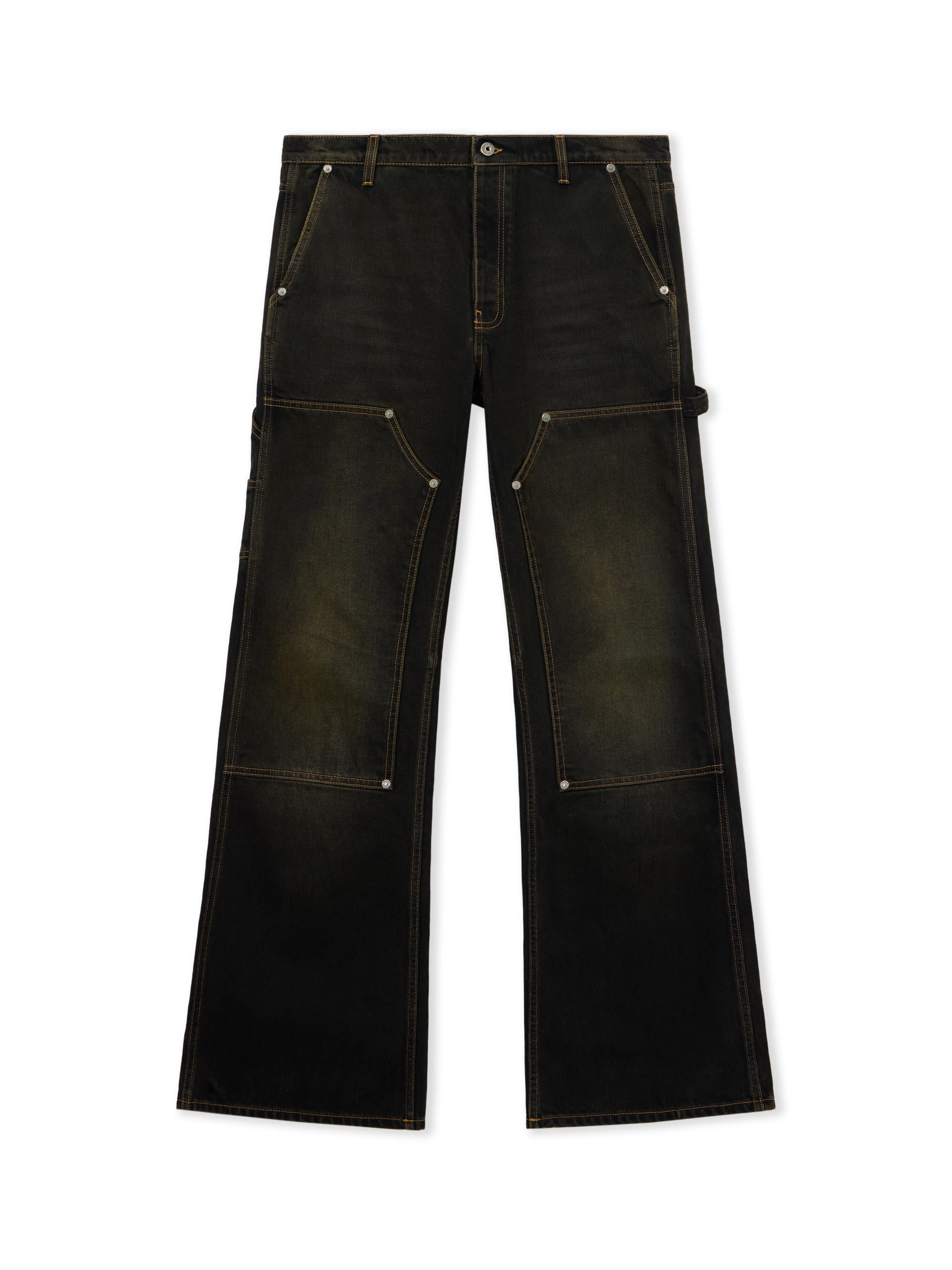 Half Arrow Flare Carpenter Jeans - 1
