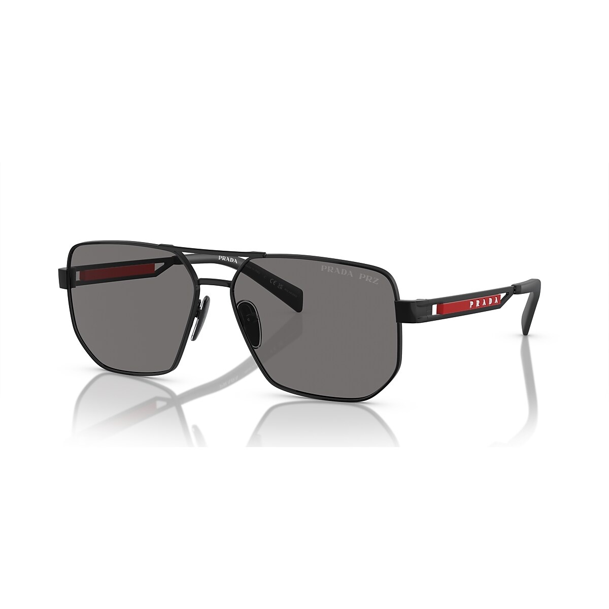 PRADA セール★ GFB311 Prada PR 10ZS L (54 - 20) with Grey lenses and Black frame